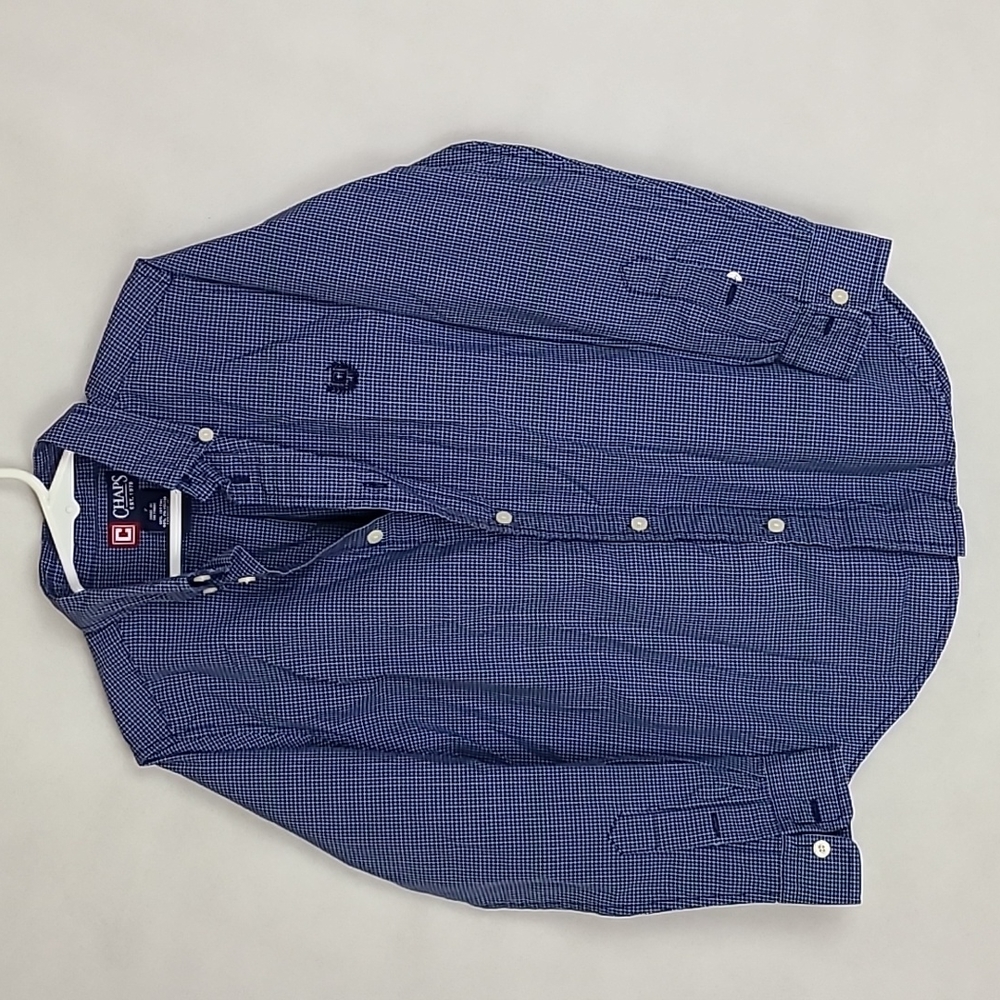 Chaps Button Down Long Sleeve Dress Shirt Sz 7 Like New